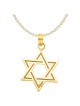 14k Yellow Gold Dotted Star of David Pendant | Jewelry | Judaica
