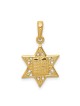 14k Yellow Gold Star of David with Tablets Pendant | Jewelry | Judaica