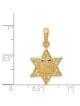 14k Yellow Gold Star of David with Tablets Pendant | Jewelry | Judaica