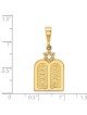 14k Yellow Gold Polished Torah with Star of David  | Jewelry | Judaica