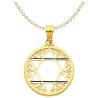 14k Yellow Gold Filigree Star of David Pendant | Jewelry | Judaica