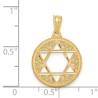 14k Yellow Gold Filigree Star of David Pendant | Jewelry | Judaica