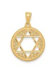 14k Yellow Gold Filigree Star of David Pendant | Jewelry | Judaica