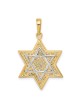 14k Two-Tone Gold Mesh Star of David Pendant II | Jewelry | Judaica