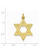 24k Gold-Plated Textured Sterling Silver Star of D | Jewelry | Judaica