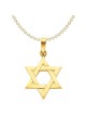 14k Yellow Gold Die-Struck Star of David Pendant | Jewelry | Judaica