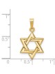 14k Yellow Gold Die-Struck Star of David Pendant | Jewelry | Judaica
