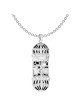 Sterling Silver Ornamental Mezuzah Pendant | Jewelry | Judaica