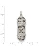 Sterling Silver Ornamental Mezuzah Pendant | Jewelry | Judaica
