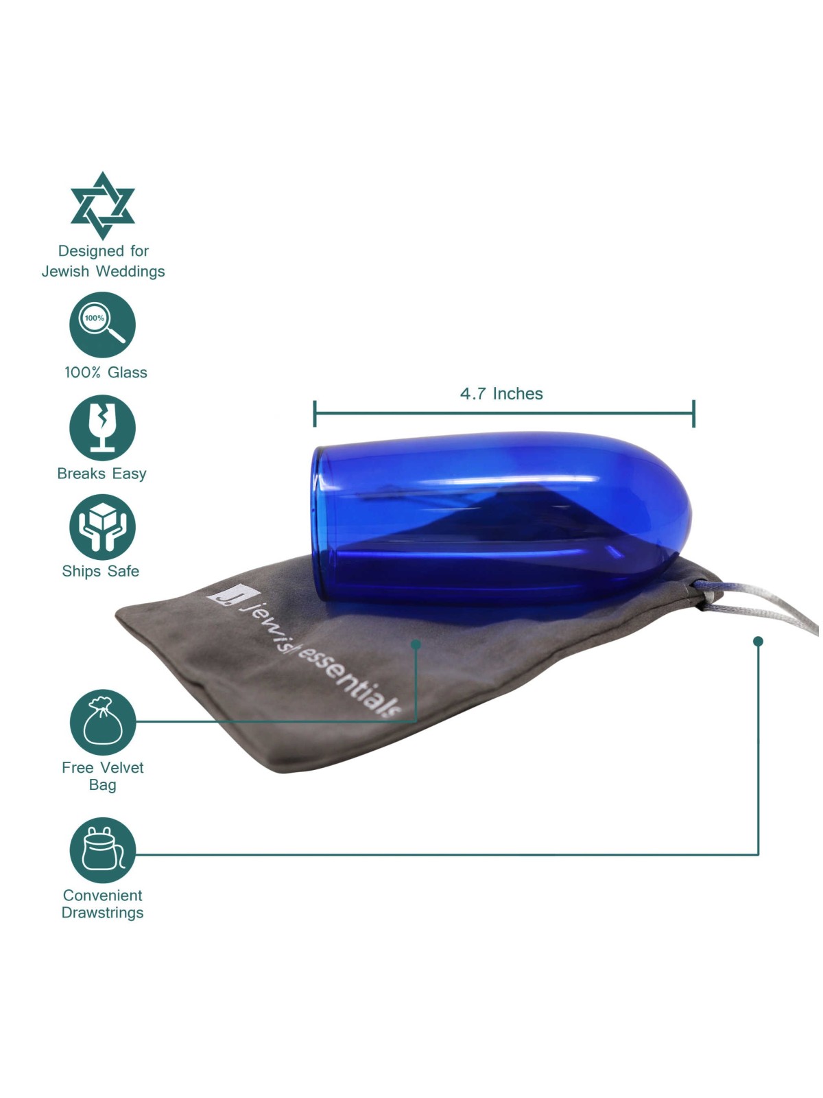 Wedding Chuppah Breaking Glass by Jewish Essential | Wedding | Judaica