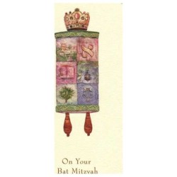 The Mosaic Torah pink Money Cards - Box of 10 Card | Gifts | Judaica
