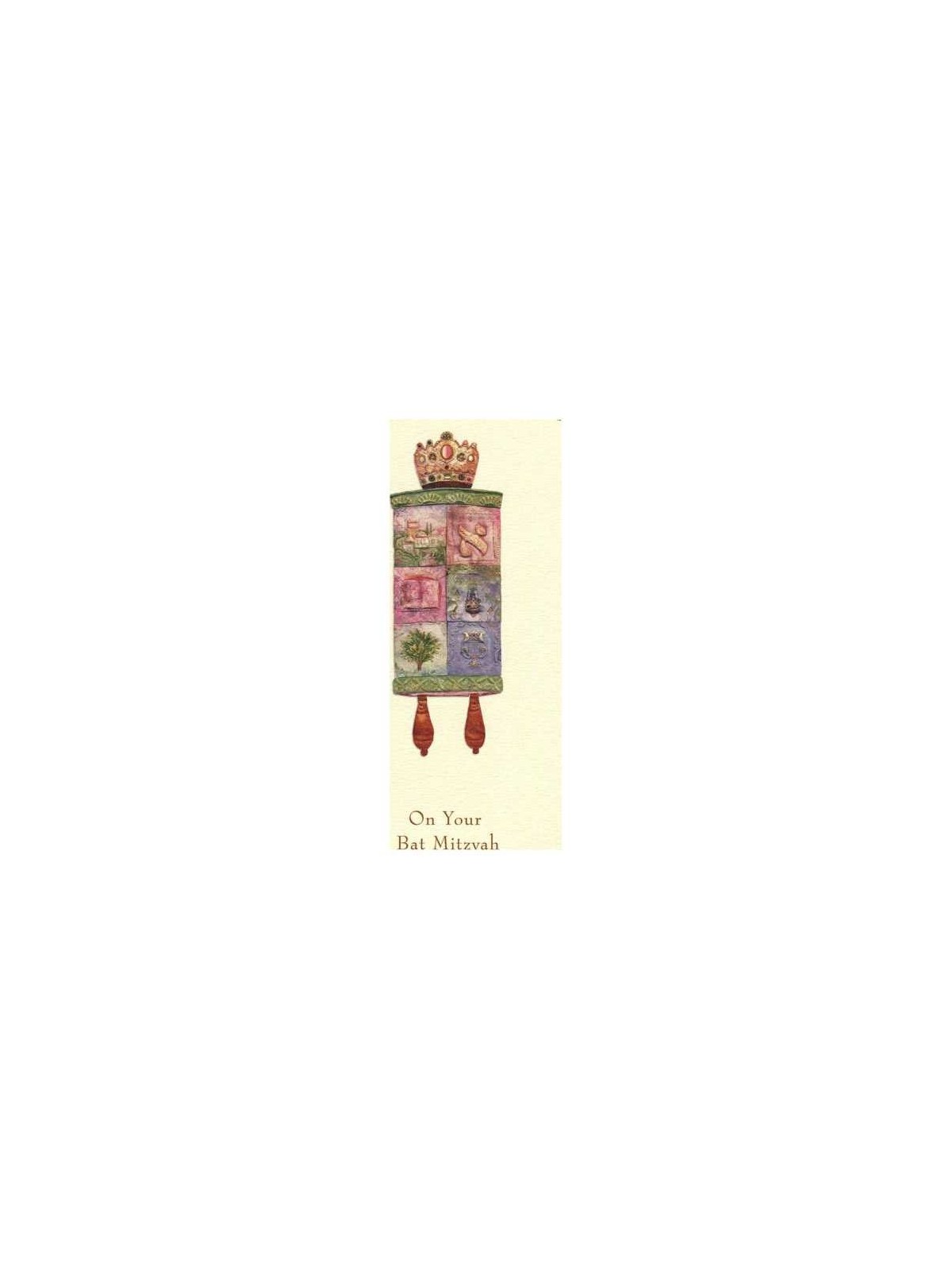The Mosaic Torah pink Money Cards - Box of 10 Card | Gifts | Judaica