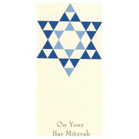 Blue Star of David Money Cards - Box of 10 Cards | Gifts | Judaica
