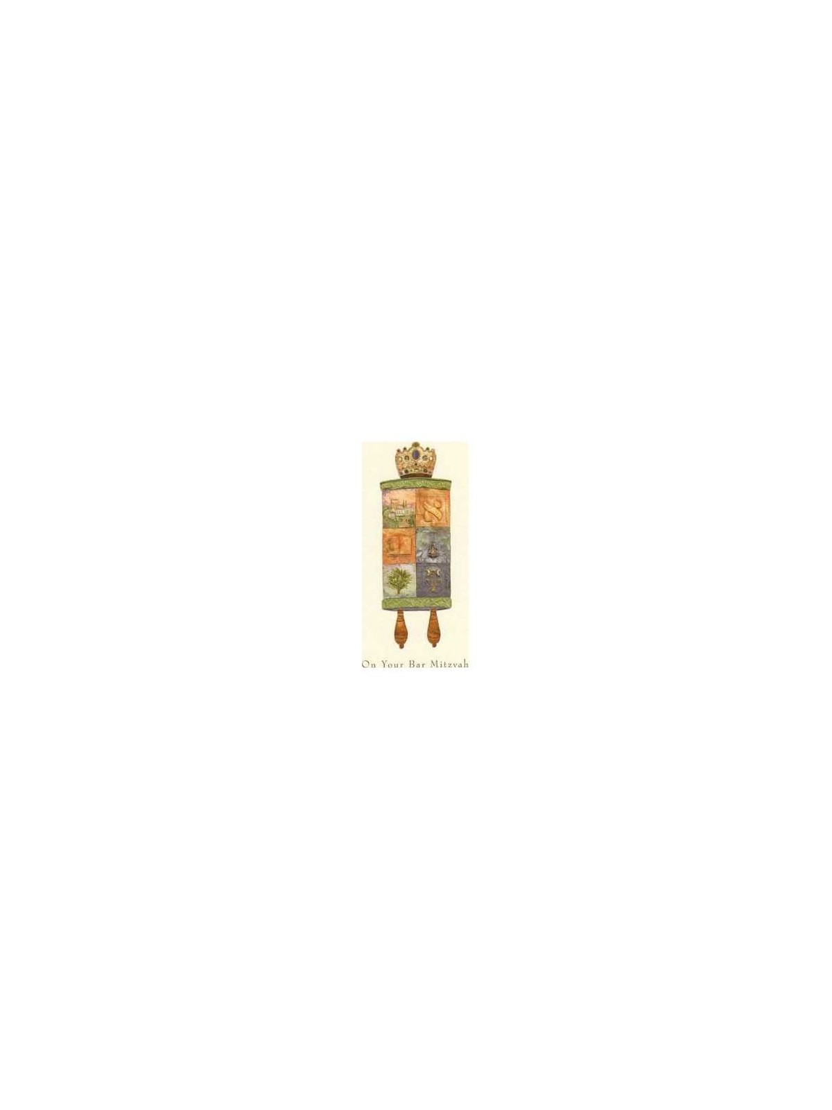The Mosaic Bar Mitzvah Torah - Box of 10 Cards | Gifts | Judaica