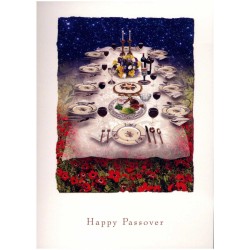 The Heavenly Seder Table - Box of 10 Cards | Gifts | Judaica