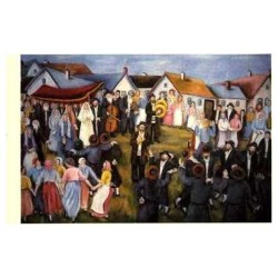 The Shtetl Wedding - Box of 10 Cards | Gifts | Judaica