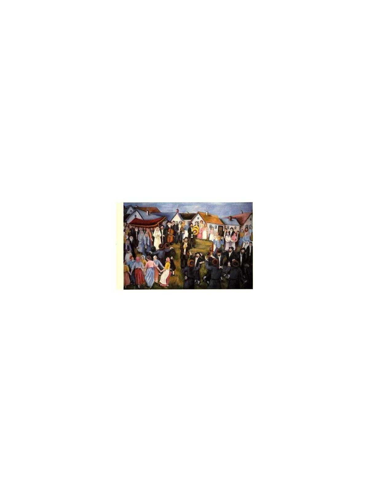The Shtetl Wedding - Box of 10 Cards | Gifts | Judaica