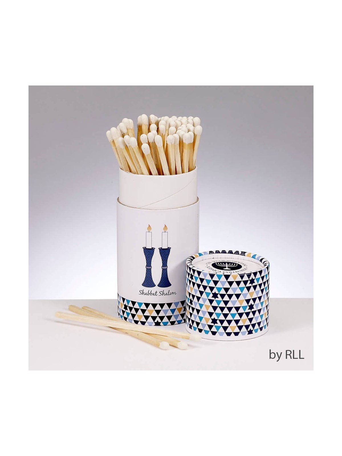 Shabbat Matches, 60 Long Matches in Gift Box | Candle Holders | Judaic