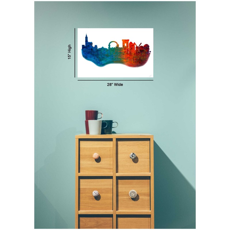 Jerusalem Of Color A view of the Jerusalem S | Art | Judaica