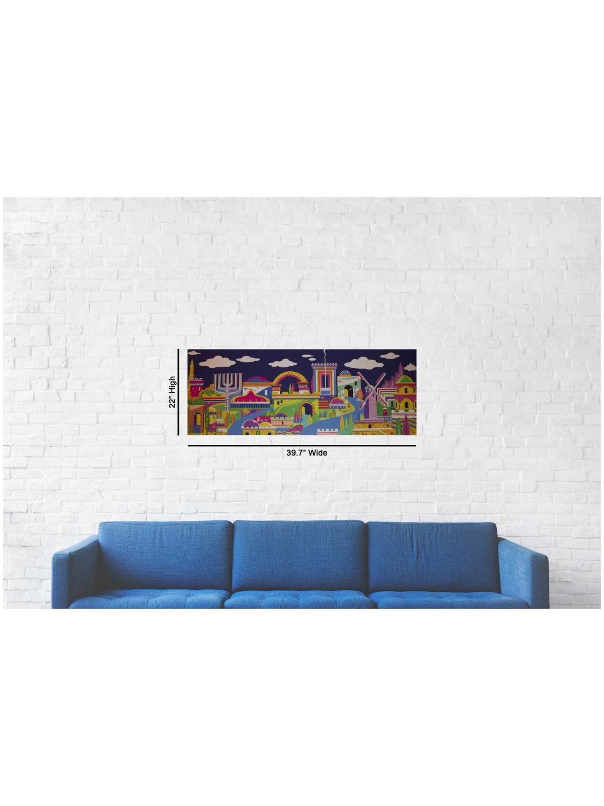 "Small World Jerusalem" Hand Signed, Size Medium | Art | Judaica