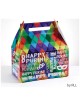 Large Multi-Colored Purim Gift Box | Gifts | Judaica