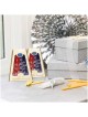 Premium Handcrafted Hanukkah Candles - Red/Purple | Hanukkah | Judaica