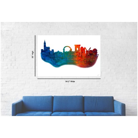 Jerusalem Of Color A view of the Jerusalem S | Art | Judaica