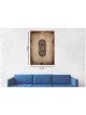 "Mezuza" a Brown on White Papercut Vision Hand Sig | Art | Judaica