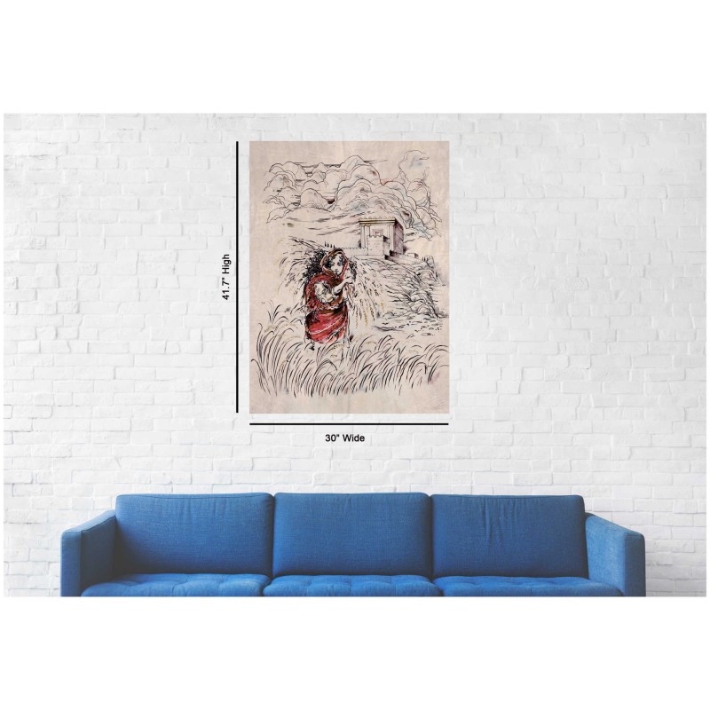 "Ruth" In The Field Hand Signed, Size Large | Art | Judaica