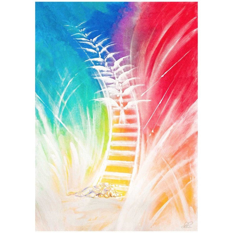 "Jacob's Ladder" Hand Signed, Size Large | Art | Judaica