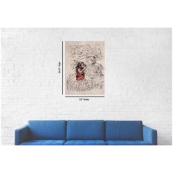 "Ruth" In The Field Hand Signed, Size Medium | Art | Judaica