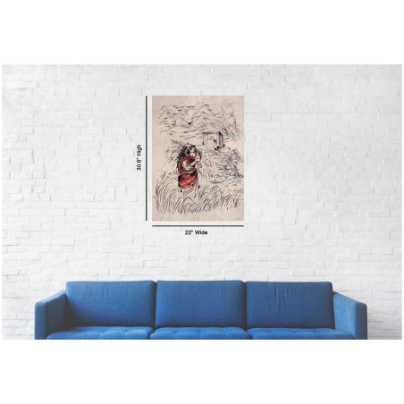 "Ruth" In The Field Hand Signed, Size Medium | Art | Judaica