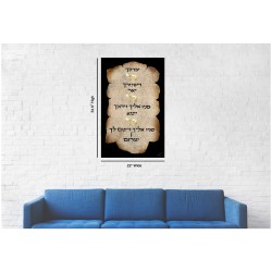 "Birchas Kohanim" the Preistly Blessing Hand Signe | Art | Judaica