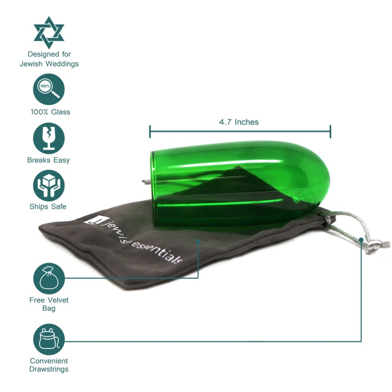 Wedding Chuppah Breaking Glass by Jewish Essential | Wedding | Judaica