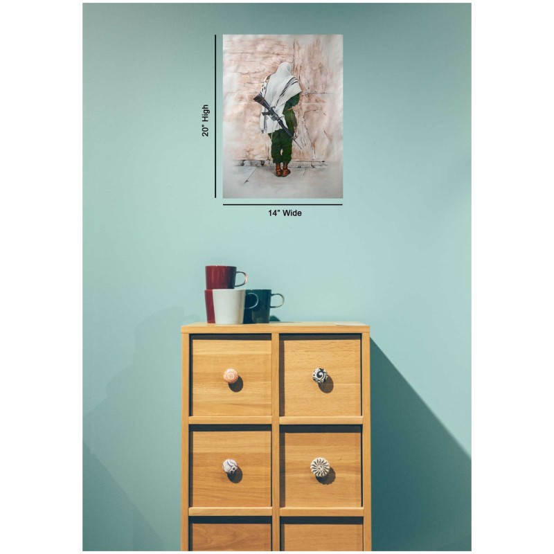 "Soldier of Prayer" Hand Signed, Size Small | Art | Judaica