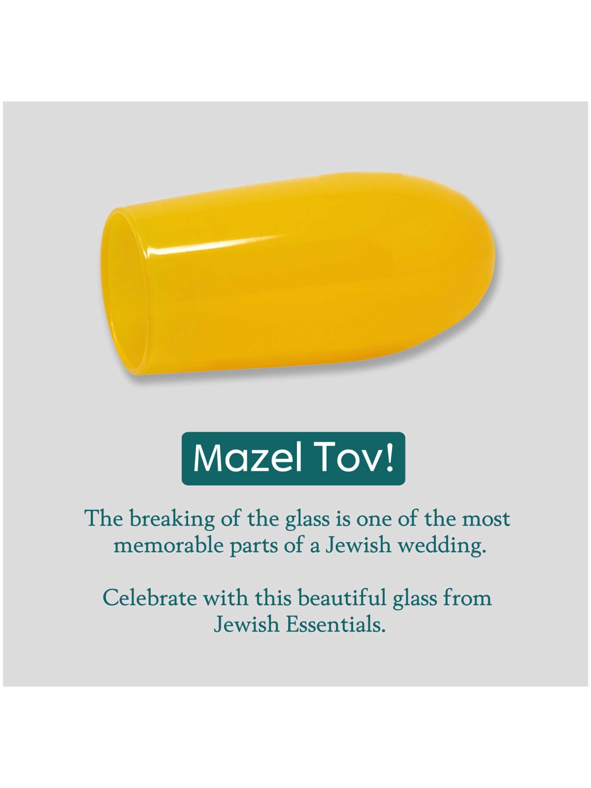 Wedding Chuppah Breaking Glass by Jewish Essential | Wedding | Judaica