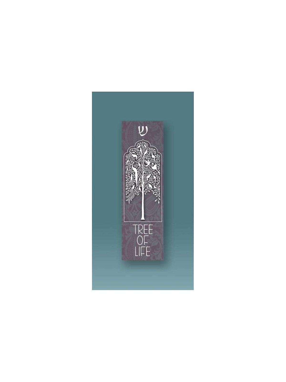 Grey Tree Car Mezuzah Case By Mickie Caspi | Mezuzahs | Judaica