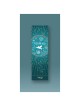 Shalom Aquamarine Car Mezuzah Case By Mickie Caspi | Mezuzahs | Judaic