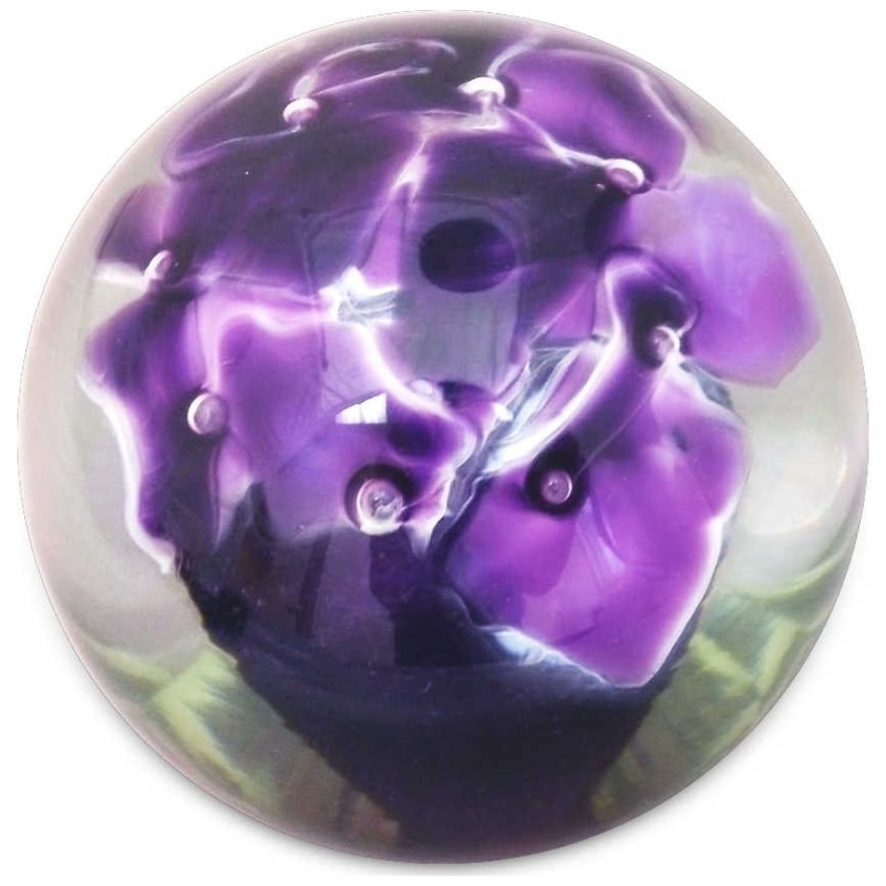 Wedding Glass Keepsake Round Paperweight | Wedding | Judaica