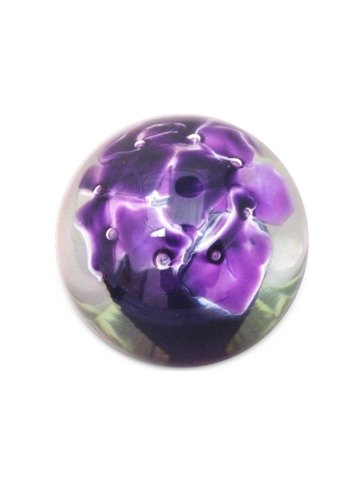 Wedding Glass Keepsake Round Paperweight | Wedding | Judaica