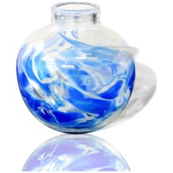 Wedding Glass Keepsake Round Bud Vase | Home Goods | Judaica