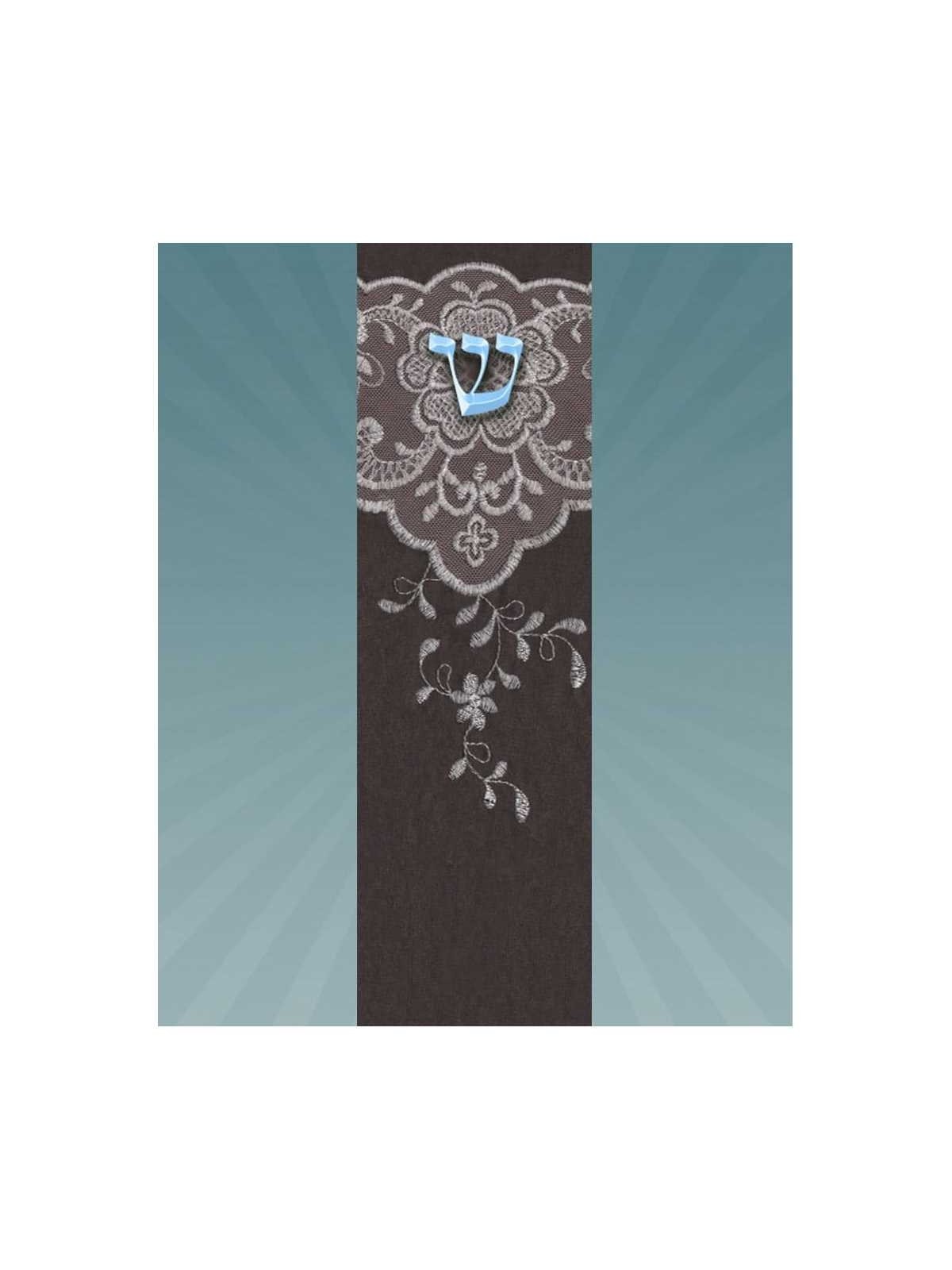 Embroidery Car Mezuzah Case By Mickie Caspi | Mezuzahs | Judaica