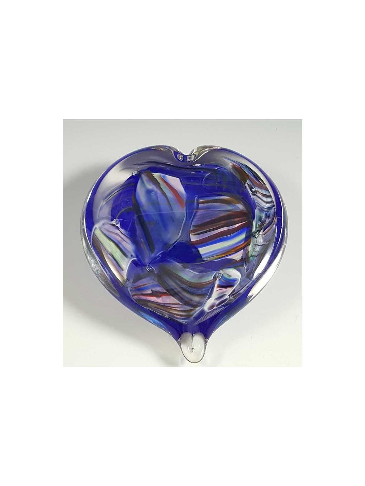 Wedding Glass Keepsake Heart Shaped Paperweight | Wedding | Judaica