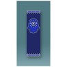 Royal Blue Hamsa Car Mezuzah Case By Mickie Caspi | Mezuzahs | Judaica