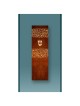 Brown Leather Car Mezuzah Case By Mickie Caspi | Mezuzahs | Judaica