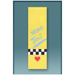 Moms Taxi Car Mezzuzah By Mickie Caspi | Mezuzahs | Judaica