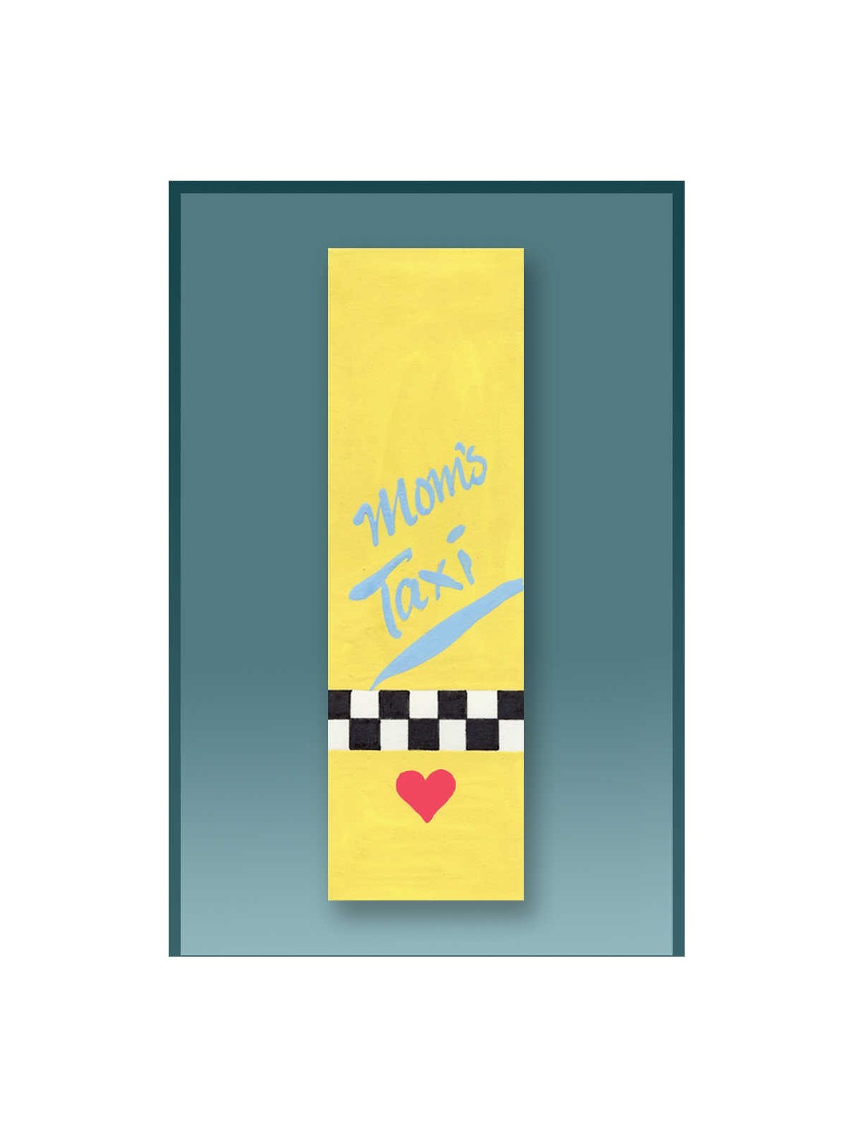 Moms Taxi Car Mezzuzah By Mickie Caspi | Mezuzahs | Judaica