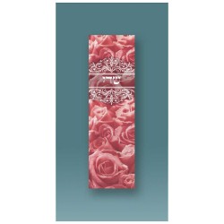 Red Roses Car Mezuzah Case By Mickie Caspi | Mezuzahs | Judaica