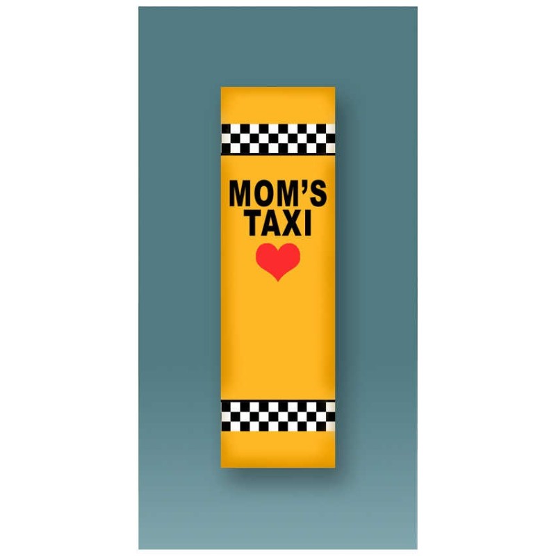 Moms Taxi Car Mezuzah Case By Mickie Caspi | Mezuzahs | Judaica