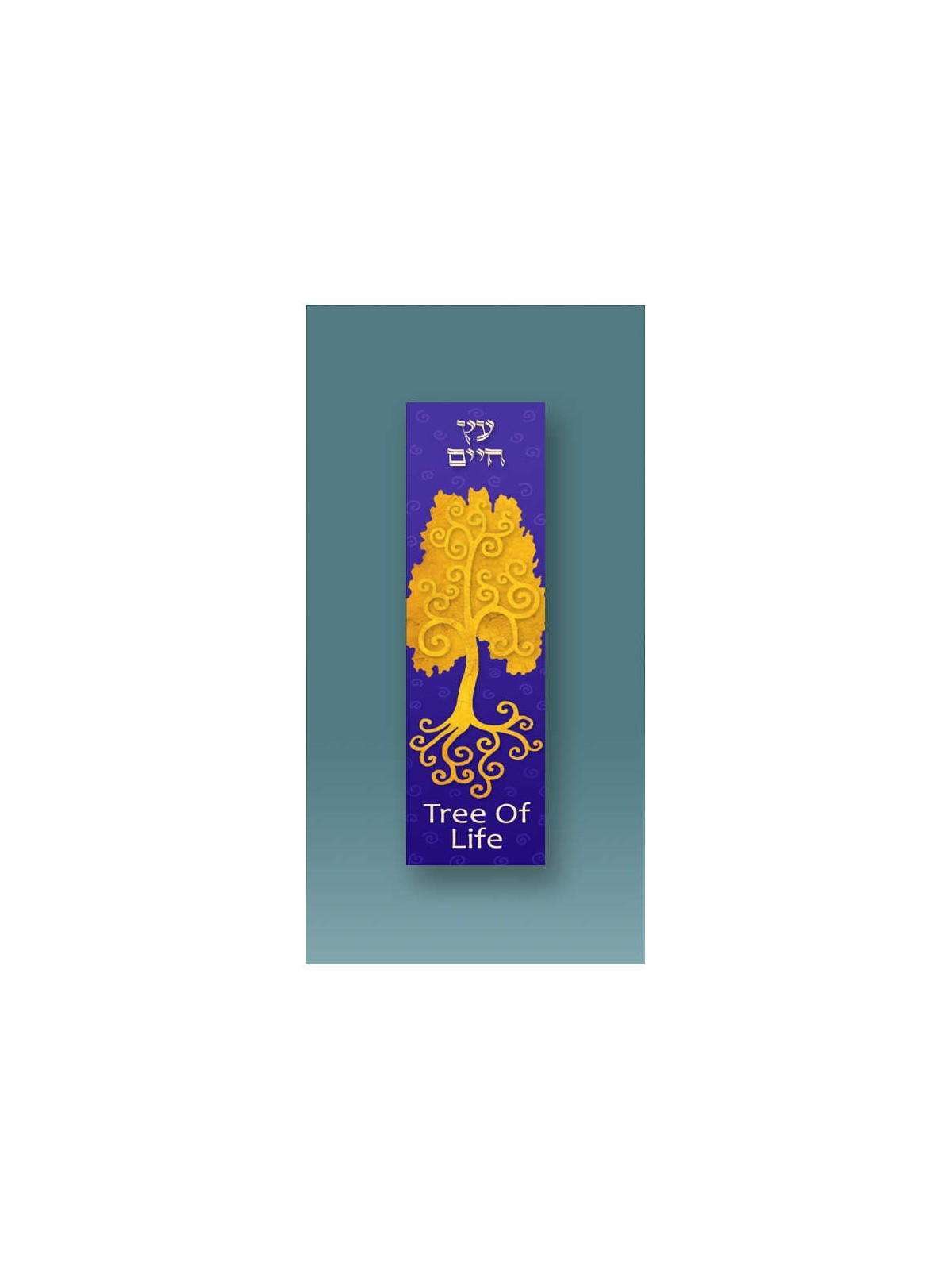 Gold Tree of Life Car Mezuzah Case By Mickie Caspi | Mezuzahs | Judaic
